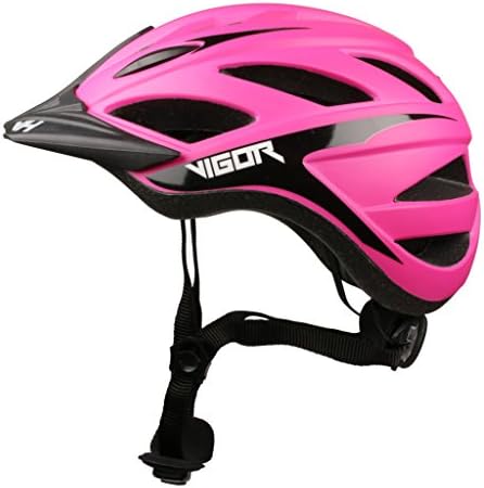 Vigor Helmets VT-20 Urban Commuter Matte Helmet, Large, Pink