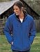 Women's Nylon Hooded Jacket with Fleece Lining