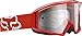 2015 Fox Racing Goggles Main RED Clear Lens MX Off Road Dirt Bike ATV 12364-902