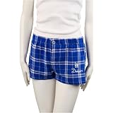 L.A. Dodgers Ladies Royal Blue Mocha Flannel Shorts
