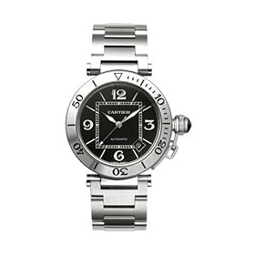 Cartier Men's Pasha Seatimer Automatic Stainless Steel Watch #W31077M7