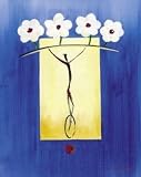 The Unicyclist With Flowers by Alfred Gockel,15.8 in. x 19.8 in.