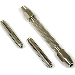 Double End Pin Vise Drilling Drill Bit Holder Hex Tool