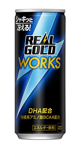 コカ・コーラ リアルゴールド ワークス 250ml 缶x6本×5箱