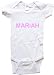 MARIAH - Name-Series - White, Blue or Pink Onesie / Baby T-shirt