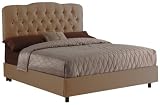 Shantung Fancy Tftd Cmplt Bed King Khaki