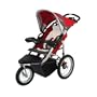 Schwinn Turismo Swivel Single Jogger, Red/Gray