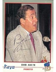 Bob Arum autographed Boxing Card (1991 Kayo #168)