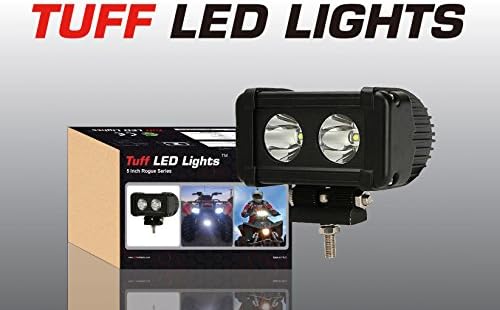 Tuff LED Lights BIG CREE Series 5" Inch 20 Watt LED SPOT Light Bar 1,700 Lumens Off Road, UTV, ATV, Jeep