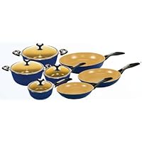CHI Cuisine 10 Piece Nonstick Ceramic Cookware