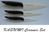 Review Sumikama / Japan  / Kasumi Knives - Ceramic Serie - complete Set - 3 psc