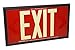 Fulham FLPL50SRB Freelite Photoluminescent Exit Sign with 50-Feet Viewing Distance (Renewed)