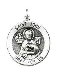 14K Yellow Gold 25.00 mm St. John The Evangelist Medal