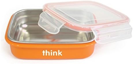 BENTO BOX,BPA FREE,ORNGE , Pack of 3