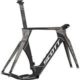 Scott Plasma Premium Triathlon Zeitfahrrad Rahmen schwarz/silber 2012