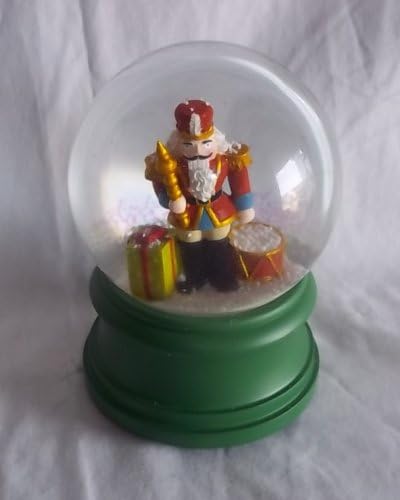 Nutcracker Toy Soldier Musical Snowglobe Plays Nutcracker Suite