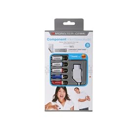 Component Video with Audio Cable for Nintendo Wii - 8' by Monster