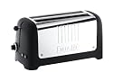 Dualit 45005, 4 Slice Soft Touch Toaster Black Finish