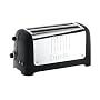 Dualit 45005, 4 Slice Soft Touch Toaster Black Finish