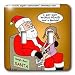 Rich Diesslins Funny Christmas Cartoons - Santa and Future Beauty Pagent Contestant -...