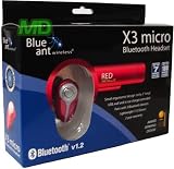 BlueAnt Wireless X3 micro - Headset ( over-the-ear ) - wireless - Bluetooth - black