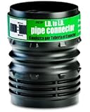 Flex-Drain ADP53302 I.D. to 4-Inch I.D. Pipe Connector, Landscaping Drain Pipe Adapter