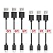 micro USB Cable,[6 Packs]by Ailun, micro usb high speed 2.0 A Male to Micro B Sync & Charging Cable for Smartphone&Tablets,VariousLengths with 33 Feet&36 Feet[Black]