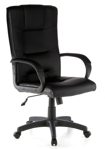 HJH Office/Buerostuhl24 634450 B&uuml;rostuhl / Chefsessel Skymax PU, schwarz