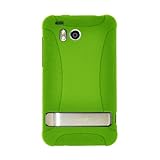 Amzer Silicone Skin Jelly Case for HTC ThunderBolt ADR6400 - Green