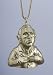 President Bush Christmas Tree Decoration Pendant Charm- Golden