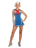 Sexy Sailor Dress Costume Naval Uniform Military Navy Costume 3 Pc Set Mini Dress Colar Sailor Hat Sizes M L or XL