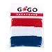GOGO Patriot Style / NBA Style Stripe Wrist Sweatband (Price / PIECE)