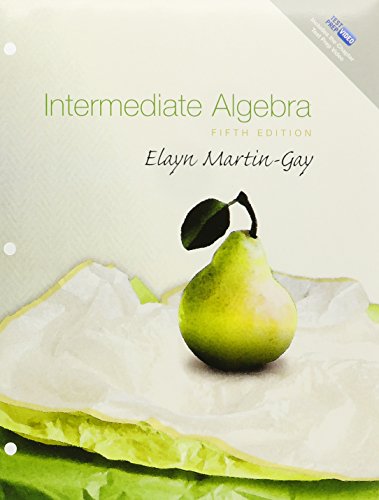 Intermediate Algebra, Books a la Carte Edition (5th Edition)