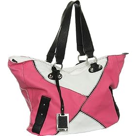 ''Trapeze Tote'' Handbags - Hot Pink or Yellow