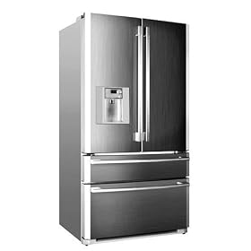 Baumatic Titan Stainless Steel 4 Door Frost Free Fridge/Freezer
