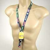 DALE EARNHARDT, JR. OFFICIAL LANYARD TICKET HOLDER KEYCHAIN