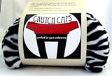 Crutch Caps Adult ZEBRA FUZZY