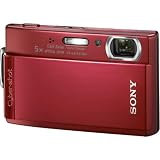cheap Sony Cybershot DSCT300/R 10.1MP Digital Camera with 5x Optical Zoom with Super Steady Shot (Red)