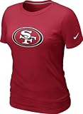 San Francisco 49ers Women's Red Nike Team Logo T-Shirt