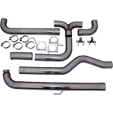 MBRP S8000409 SMOKERS T409 Stainless Steel Down Pipe Back Dual Exhaust System by Mbrp