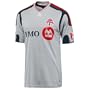 adidas Toronto Men's Replica SS Away Jersey - Light Gray Large