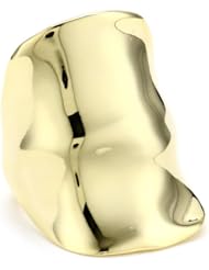 Kenneth Jay Lane Polished Gold Adjustable Ring
