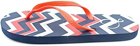 143 Girl Zada Womens Size 7 Orange Thongs Sandals Shoes