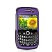 Purple Rubberized Snap-On Hard Skin Case Cover for Blackberry Curve 8520 8530 3G 9300 9330 Phone New By Electromaster