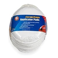 Viking Cotton Terry Wax Applicator Pads - 6 Pack