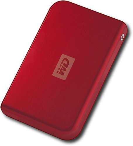 WD Passport Portable WDXMSB1600 Hard drive 160 GB external 2.5 Hi Speed USB 5400 rpm buffer 2 MB metallic red
