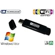 LM Technologies Wireless USB 2.0 Wifi Adaptor 802.11(b/g/n) Compatible - 300 Mbps - Class 1 (280mtr) Vista Ready.