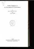 Public inquiries as an instrument of government