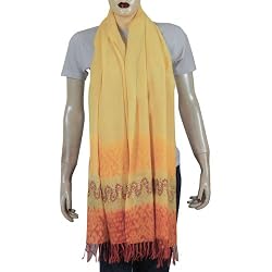 Rectangular Wool Scarf Winter Clothes 82 x 28 inches