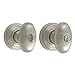 Baldwin 5225.150.ENTR Egg Knob Keyed Entry Set, Satin Nickel